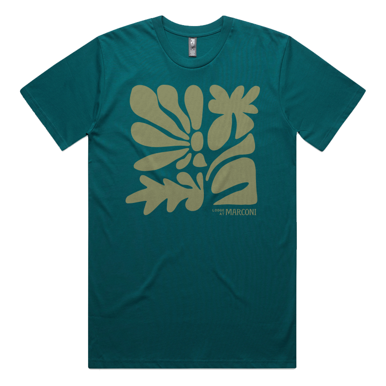 Lodge at Marconi Floral Tee