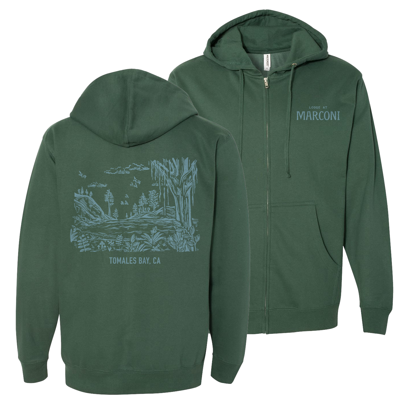Lodge at Marconi Zip Hoodie