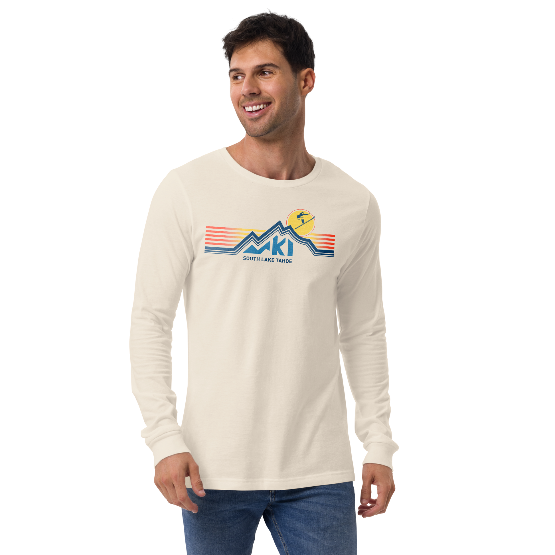 person wearing Station House Inn South Lake Tahoe Long Sleeve Tee